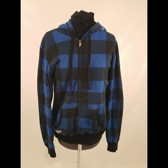 Fox Jackets & Blazers - Fox Blue Plaid Jacket